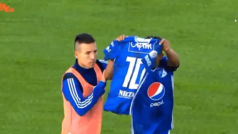 La dedicatoria de Macalister Silva a Santiago Montoya.