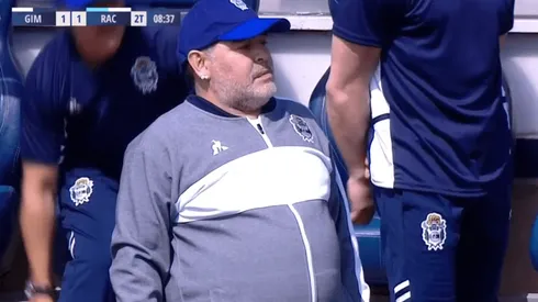 Video: Maradona quedó desolado tras el gol de Zaracho