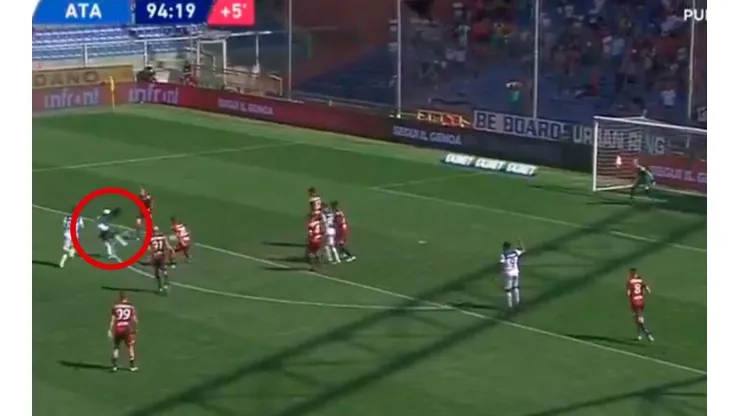 Zapata metió el cañonazo de la fecha para que Atalanta lo gane en la última del partido