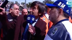 Las palabras de Maradona cuando le dijeron que Caniggia estaba en la tribuna para ver su debut