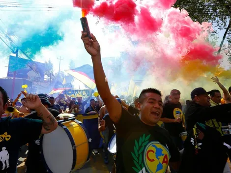 La afición de América calentó el Clásico con otra bandera contra Pumas