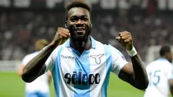 Felipe Caicedo festejando un gol en Lazio.