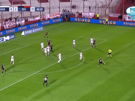 Exequiel Palacios controló y desde afuera clavó el golazo de la fecha