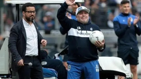 Diego Maradona, DT de Gimnasia