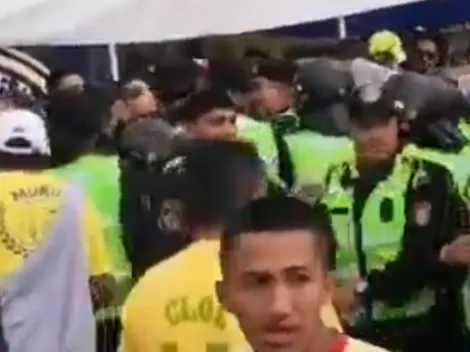 Problemas y bronca entre fans de América y la Policía