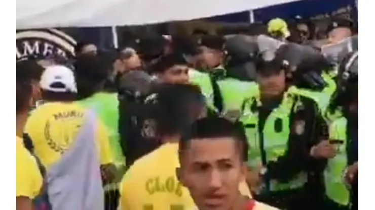 Problemas y bronca entre fans de América y la Policía