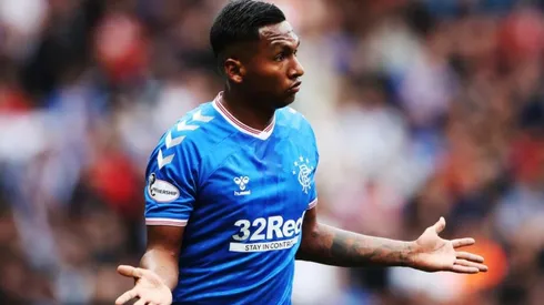 Alfredo Morelos, goleador del Rangers de Escocia.
