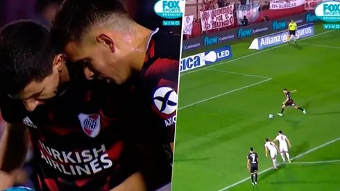 Borré le pidió el penal, pero Nacho Fernández tuvo confianza y le mostró cómo se le pega