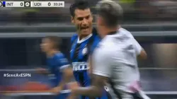 La agresión de Rodrigo De Paul.