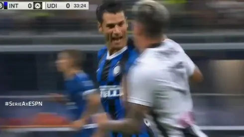 La agresión de Rodrigo De Paul.