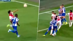 Todos golazos: Tagliafico rompió todo de un cabezazo y después clavó una volea perfecta