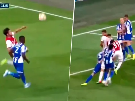 Todos golazos: Tagliafico rompió todo de un cabezazo y después clavó una volea perfecta