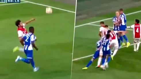 Todos golazos: Tagliafico rompió todo de un cabezazo y después clavó una volea perfecta