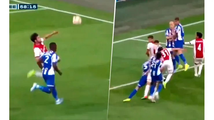 Todos golazos: Tagliafico rompió todo de un cabezazo y después clavó una volea perfecta