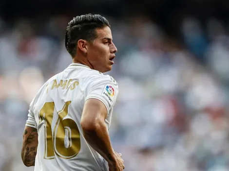 Zidane se arrodilló ante James: "Es muy bueno, estaba muy motivado"