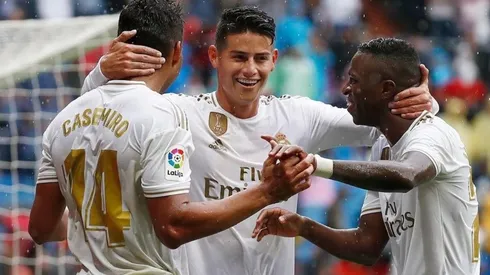 James Rodríguez, jugador de Real Madrid.