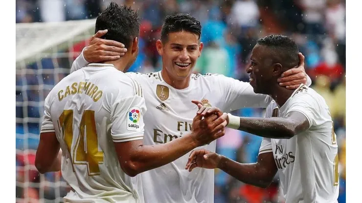 James Rodríguez, jugador de Real Madrid.