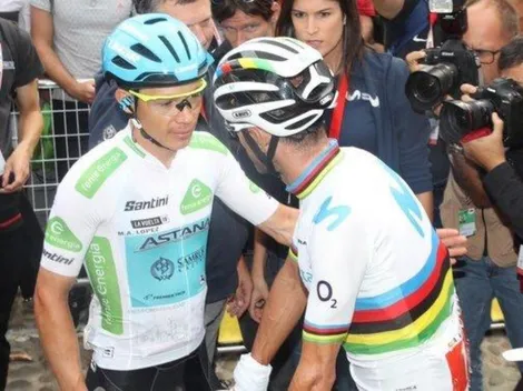 Y se hizo la paz: ¡el apretón de manos entre Supermán López y Alejo Valverde!