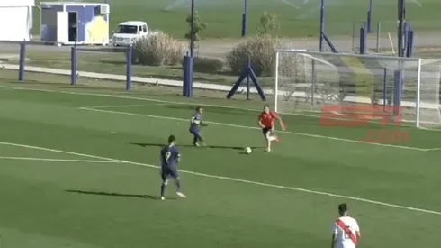 Foto del arquero de River.