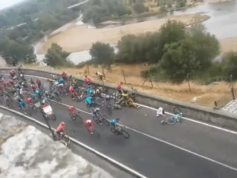 Video: se conocieron imágenes de la caída que generó la molestia de 'Supermán' López