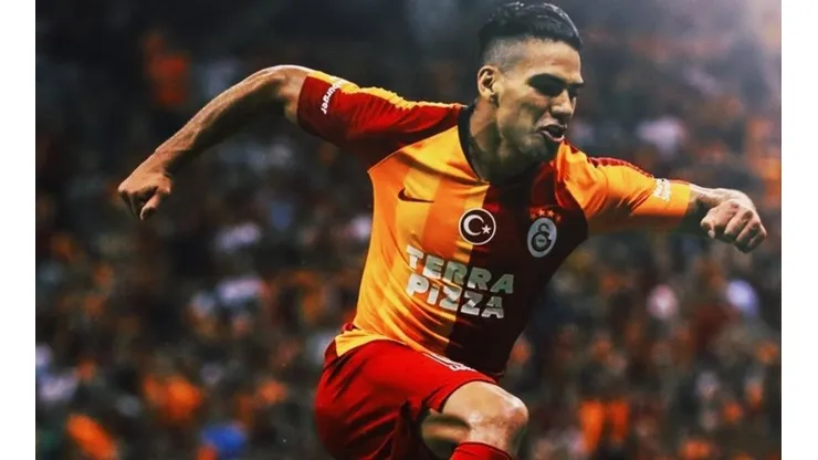 La celebración de Radamel Falcao García.