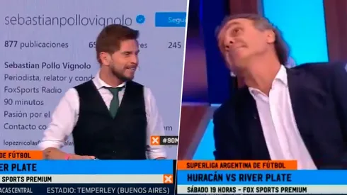 Vignolo se burló de Ruggeri por sus seguidores en Instagram y el troleo del Cabezón fue épico