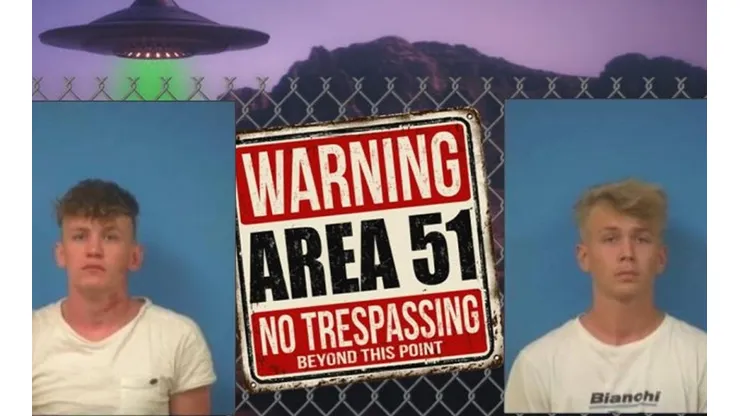 Lo intentaron: 2 YouTubers entraron al Área 51 y fueron arrestados