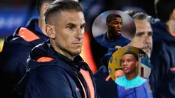 Sebastián Beccacece deberá convocar nuevos jugadores ante las suspensiones de Moisés Caicedo y Óscar Zambrano. Foto: Getty.