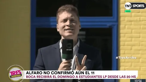 De Rossi afuera: en TNT Sports adelantaron la posible formación de Boca para enfrentar a Estudiantes