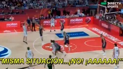 Altamirano, el relator más loco del básquet, descarriló con el doble triple de Scola