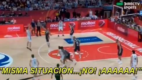 Altamirano, el relator más loco del básquet, descarriló con el doble triple de Scola