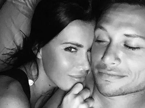 Natalie Weber subió una foto de Mauro Zárate y le puso: "Qué fuerte estás"
