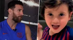 Messi reveló de qué equipo es Mateo y contó por qué se había enojado su hijo