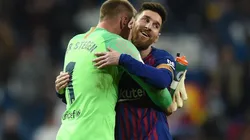 Ter Stegen pidió por muchos años más de Messi en Barcelona