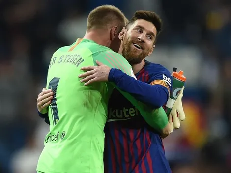 Ter Stegen pidió por muchos años más de Messi en Barcelona