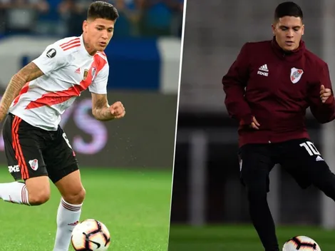 Carrascal compartió una foto con Quintero en River y contó por cuál apodo lo llama