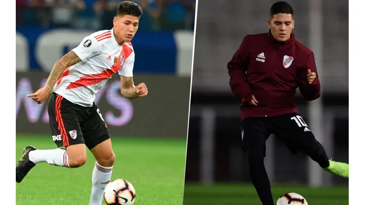 Carrascal compartió una foto con Quintero en River y contó por cuál apodo lo llama