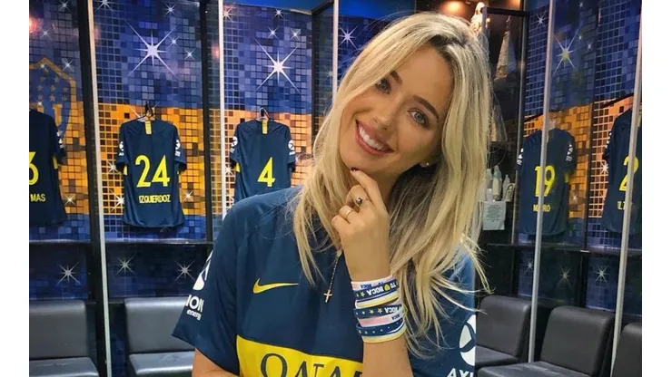 Foto de Sol Rivas, diosa de Boca.
