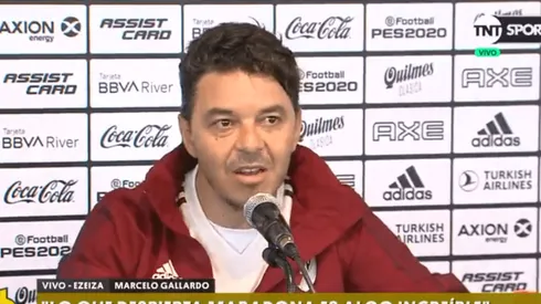 Gallardo sobre Maradona: "Le daré un abrazo y le desearé que esté con salud"