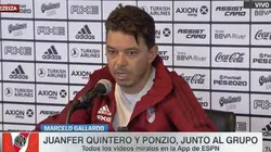 Gallardo habló sobre los rumores de que le habría pedido a Scaloni que cuide a sus jugadores