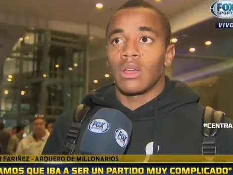 Fariñez volvió a Colombia y habló de la importancia que tiene renovar con Millonarios