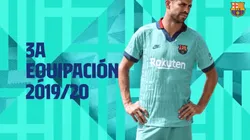 Barcelona oficializa su tercera equipación para la temporada 2019/2020
