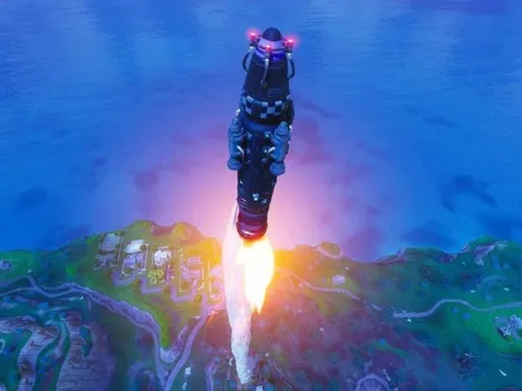 Filtrado: el Visitante de Fortnite volvería a construir el cohete en Polvorín Polvoriento