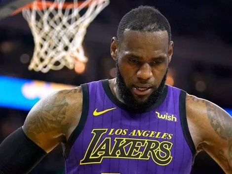 La temporada no ha empezado y ya LeBron James tuvo su primera gran derrota