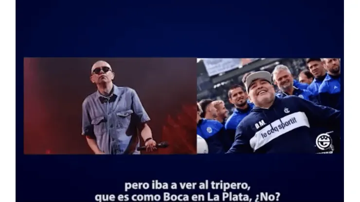 Estamos todos: llegó el mensaje del Indio Solari para Maradona