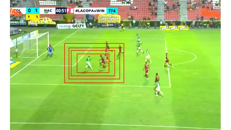 Así fue el gol de Jarlan Barrera.