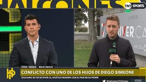 En TNT Sports contaron que "en River están que vuelan" por la salida del hijo del Cholo Simeone