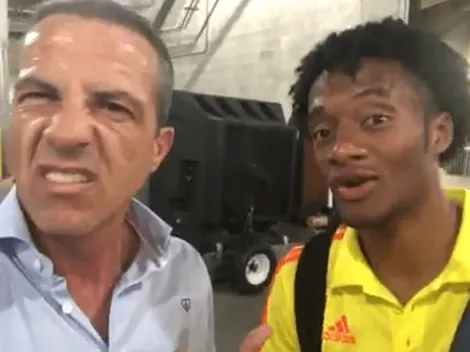 Cristóbal Soria estaba buscando a 'CR7' y Cuadrado lo mandó a callar