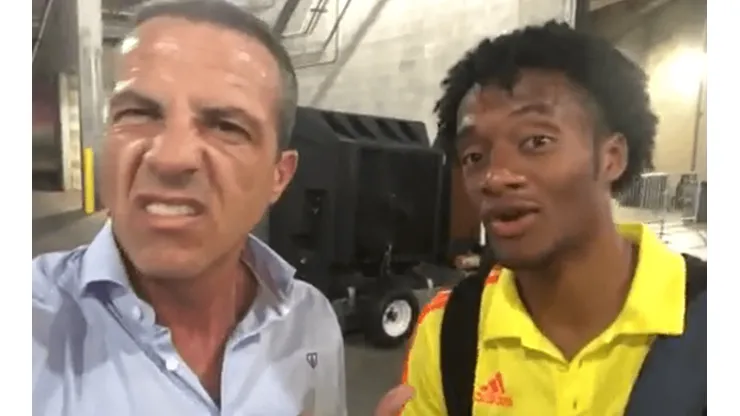 Cristóbal Soria estaba buscando a 'CR7' y Cuadrado lo mandó a callar
