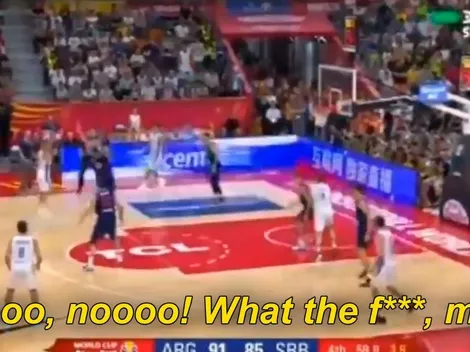 Altamirano, relator de básquet, enloqueció con Argentina: "Enfermo Facundo, bestia, AAAAA"